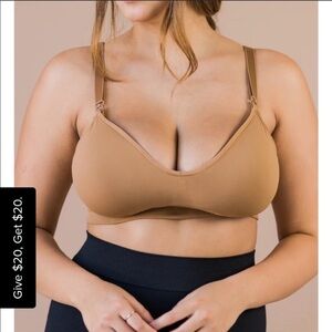 BLANQI Set Of Black and Tan Nursing Bras Size XL